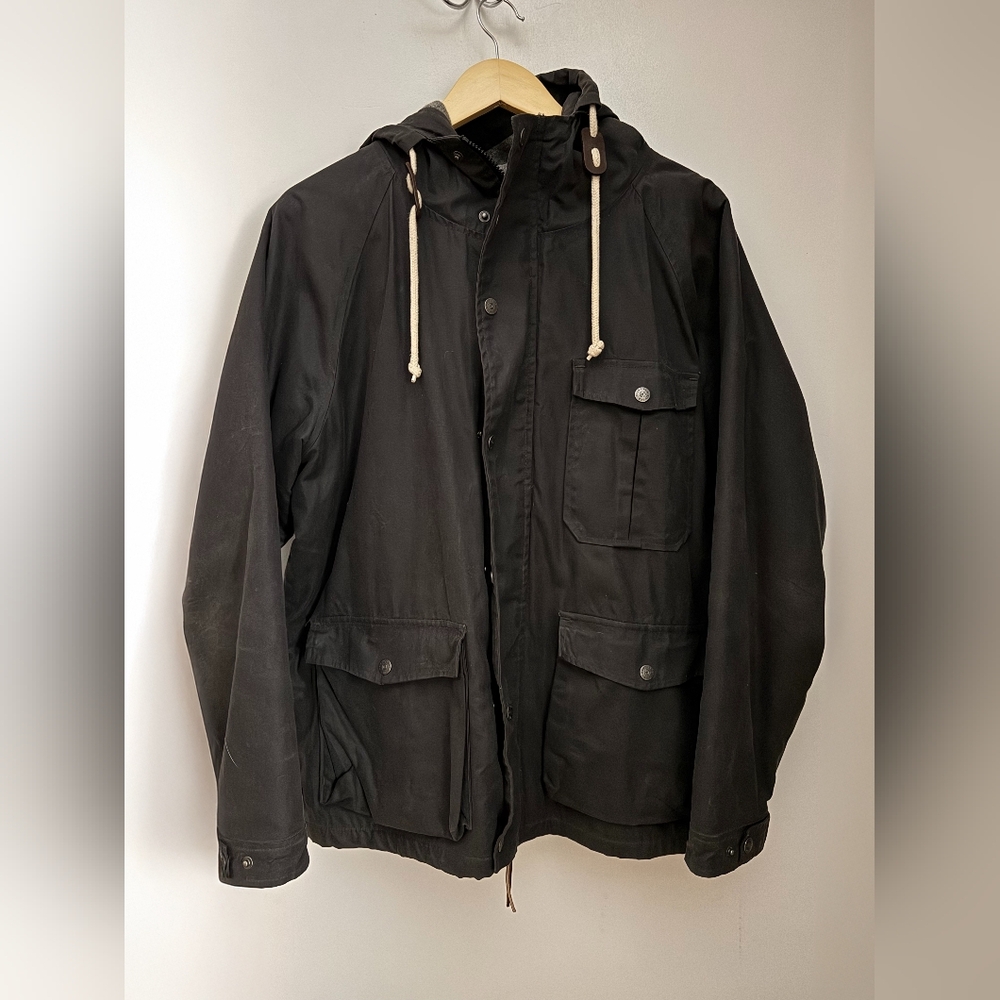 Flint and Tinder Wool-lined Waxed Ridge Parka - Mens Large